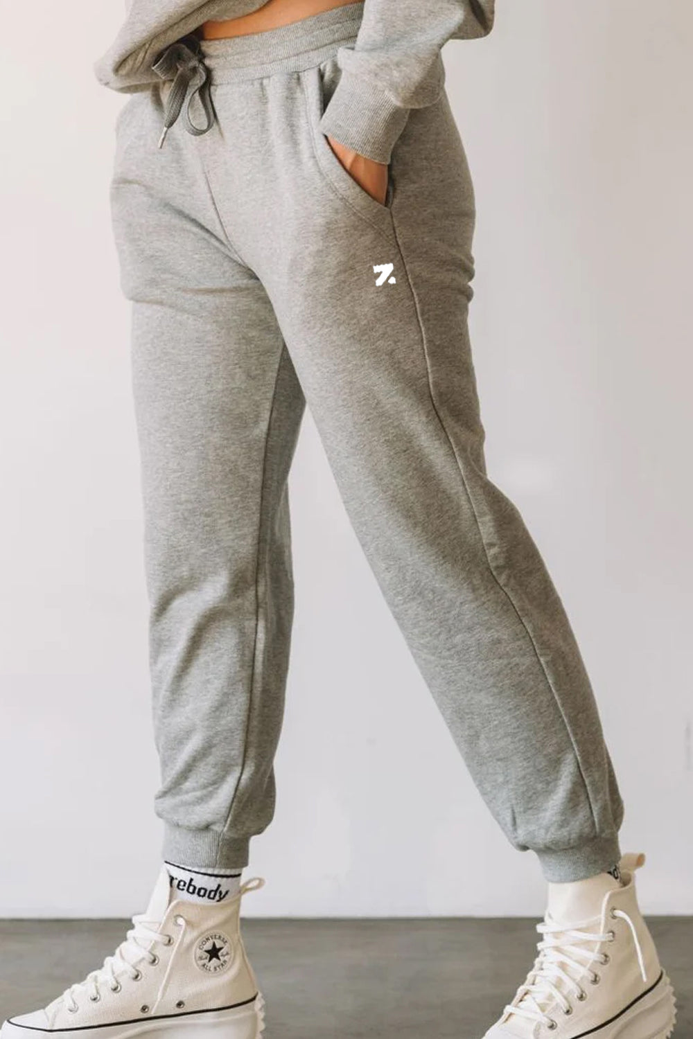 Ladies Tracksuit Bottoms Grey Converse Tracksuit Grey Converse