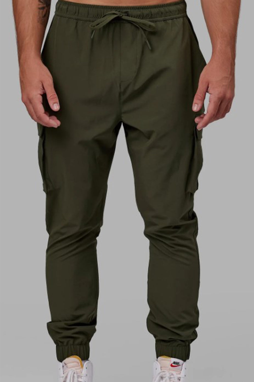 Joggers olive green online