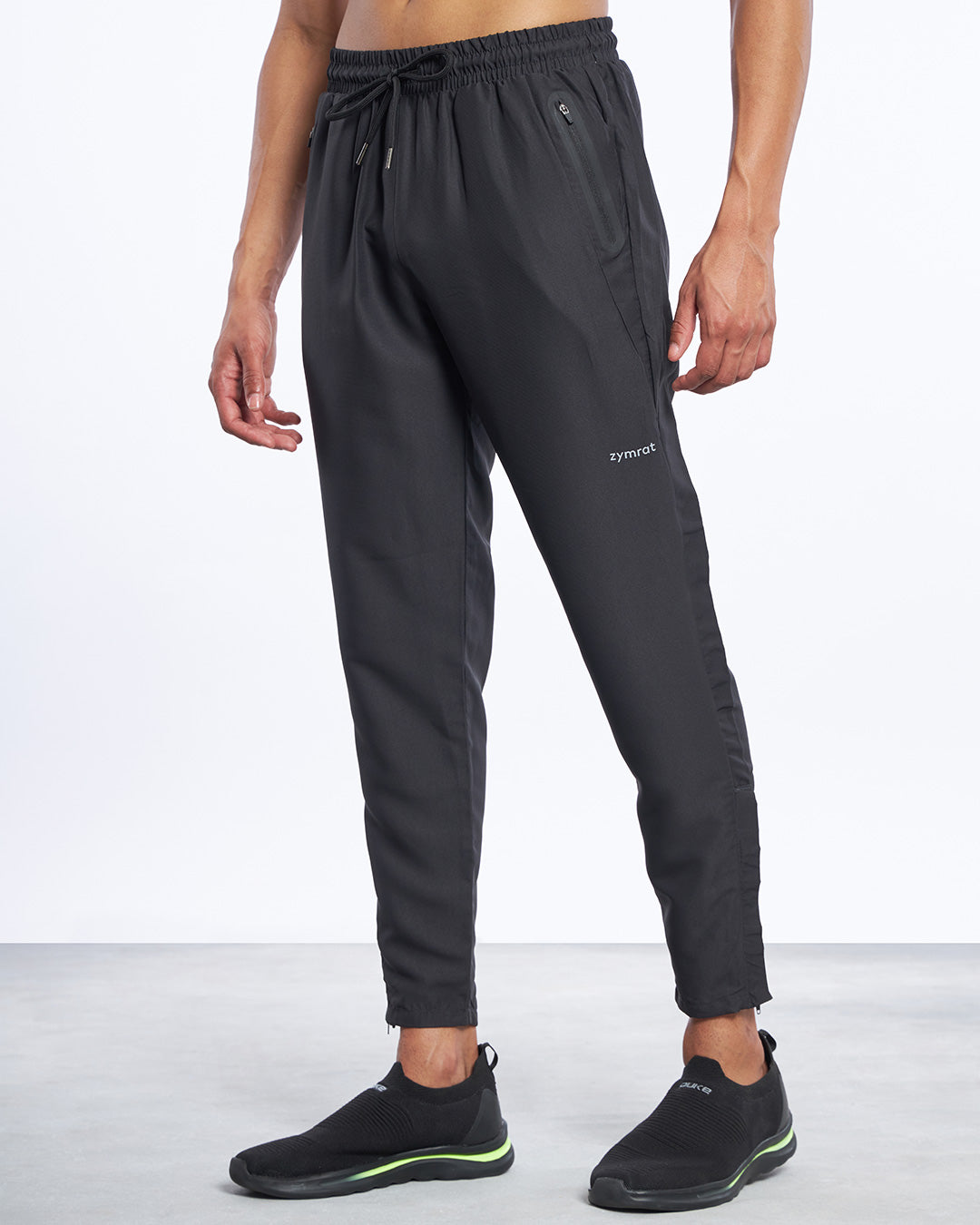 Slide-In Woven All Day Track Pant Black Regular Fit