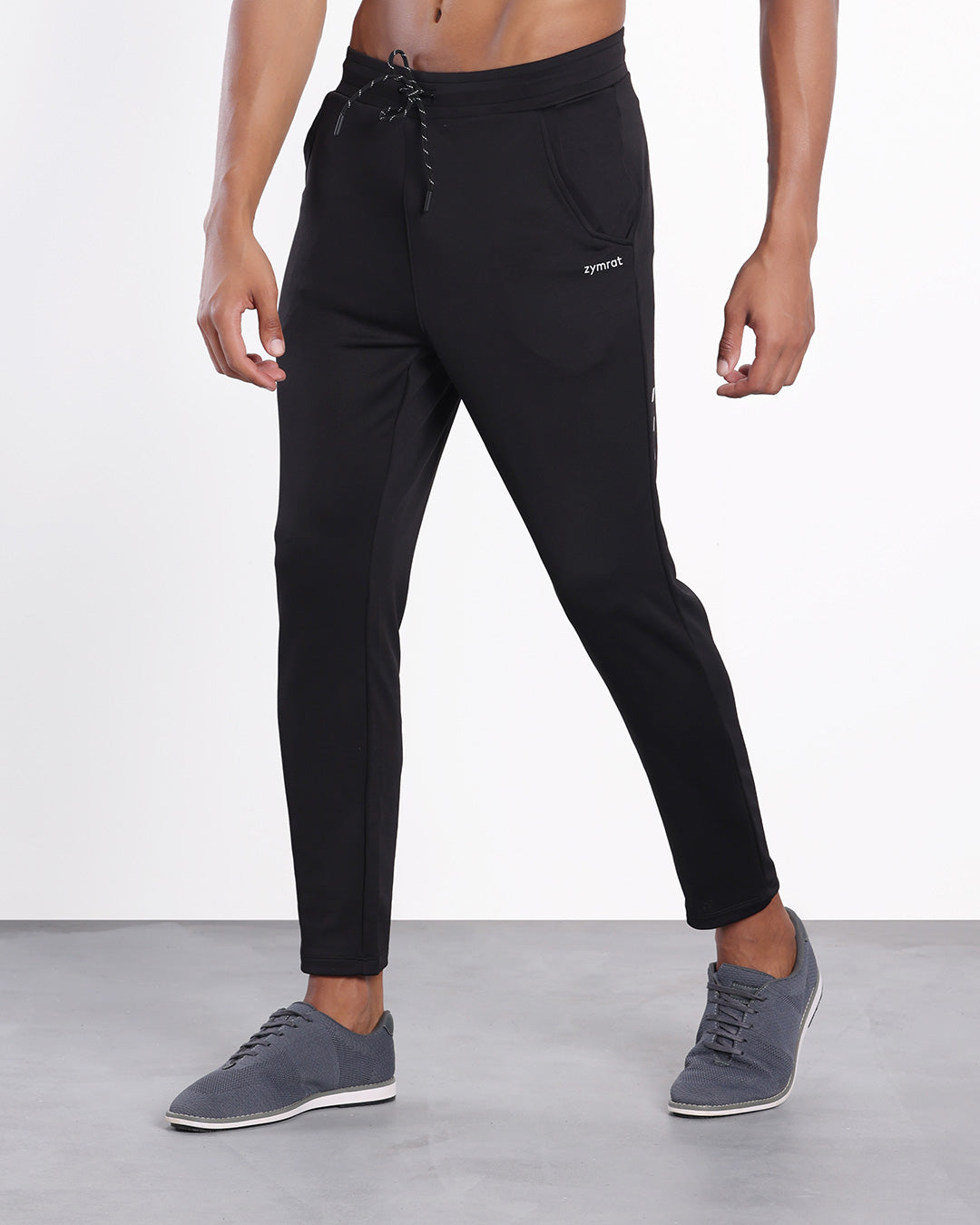 Black Jogger for running, gym, walking, yoga with anti microbial and  moisture wicking properties – Zymrat