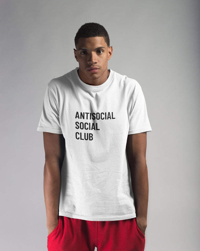 Antisocial Social Club White Cotton Tee – Zymrat