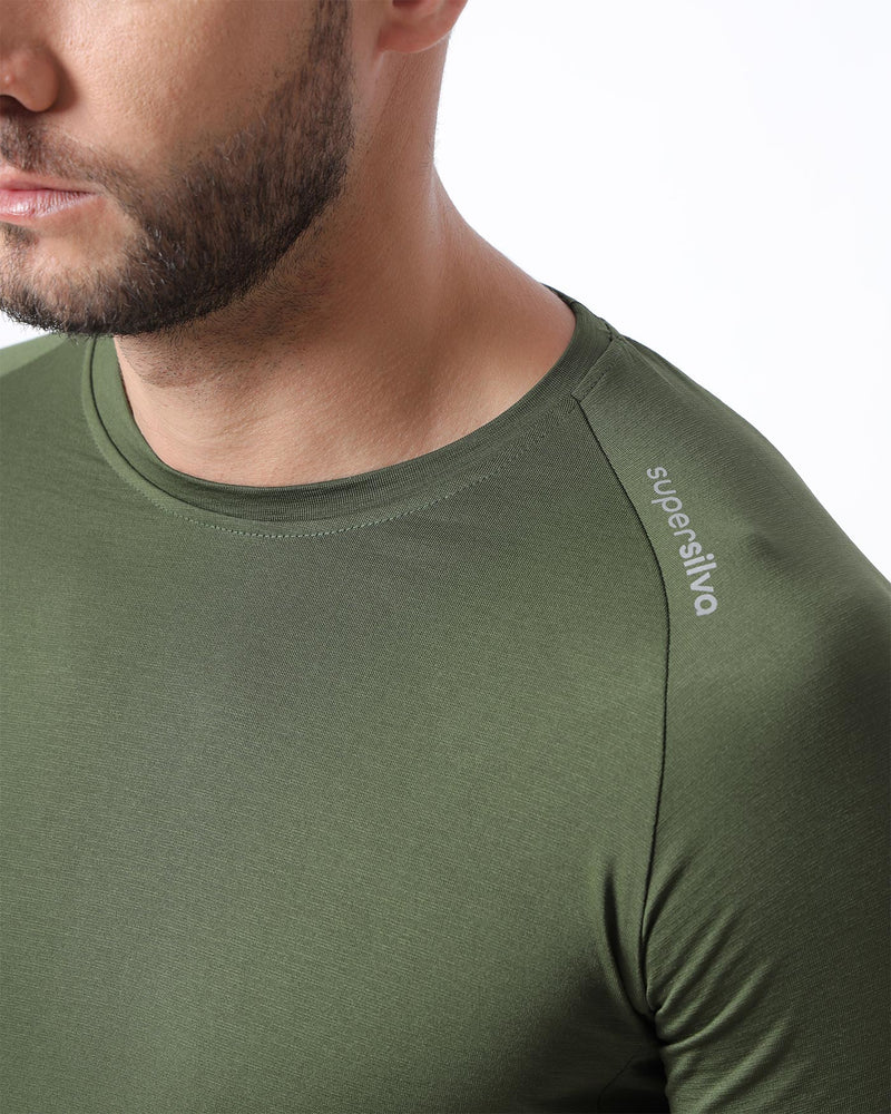 SuperSilva Zero Odour T-Shirt Shady Green