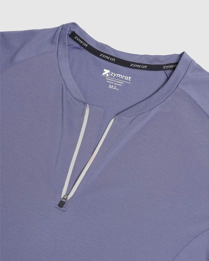 ThunderStorm SuperSilva Pro Zipper T-Shirt Blue Gray