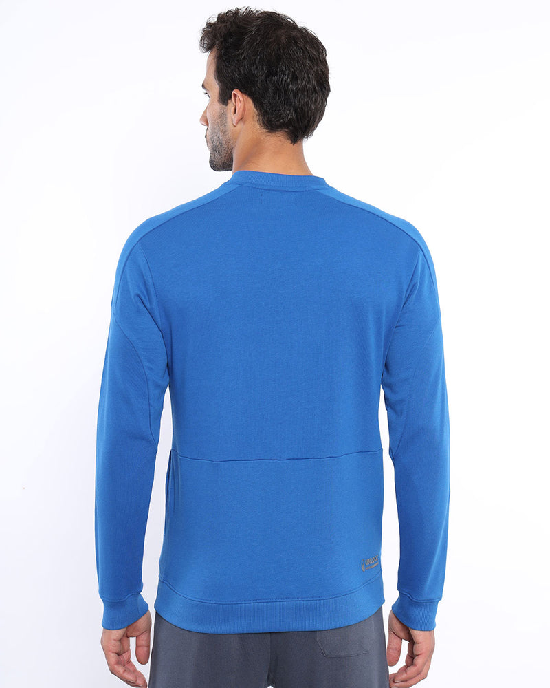 SuperCotton Half Zipper Pullovers Classic Blue