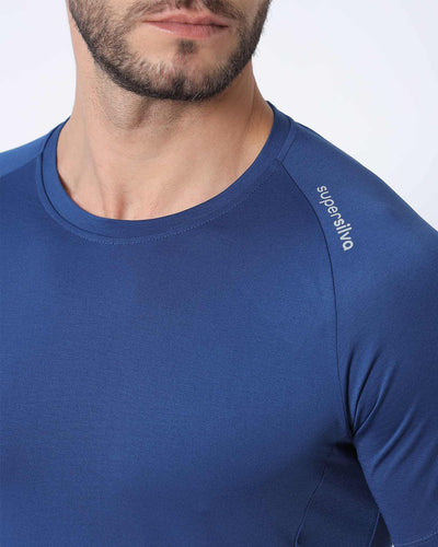 SuperSilva Zero Odour T-Shirt Navy