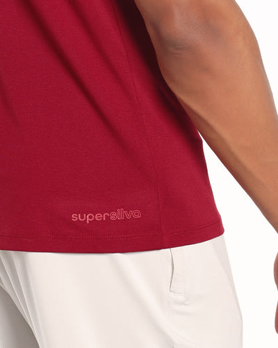 SuperSilva Rise Training T-Shirt Wine